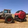 VB 3190 pulled by a tractor.