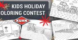 News page image to promote the 2025 Kids Coloring Contest. 