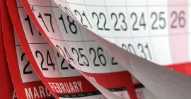 Calandar representing schedule flexibility