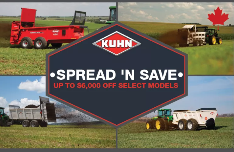 2026 KUHN Spread 'N Save Coupon savings program
