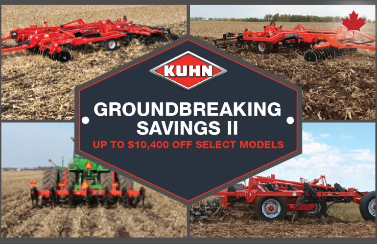 Kuhn Krause Groundbreaking Savings coupon program