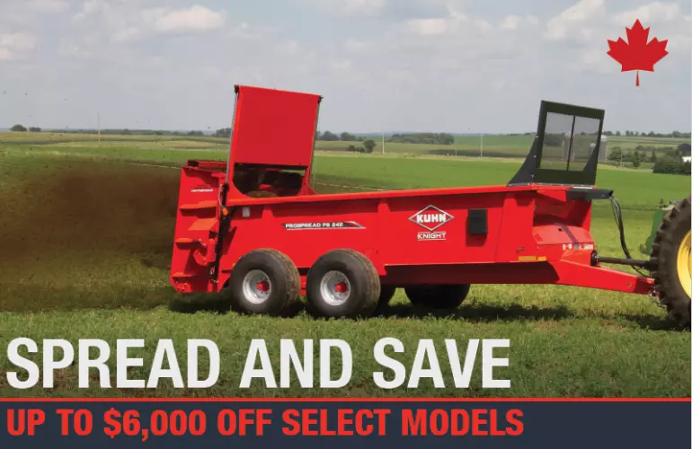 2026 Spread and Save manure spreader coupon program