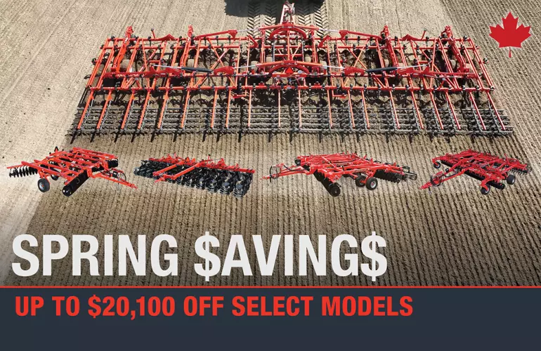 KUHN Krause tillage machines in the Spring Savings coupon program