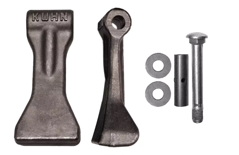 a closeup of the redesigned hammer