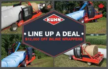 2026 Line Up A Deal inline bale wrapper coupon savings