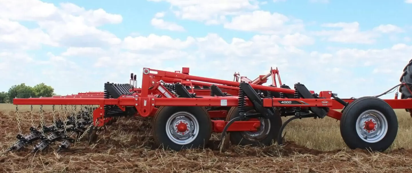 KUHN Krause 4000 Chisel Plows at work