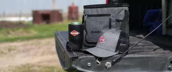 Gifts & Gear items on a truck tailgate
